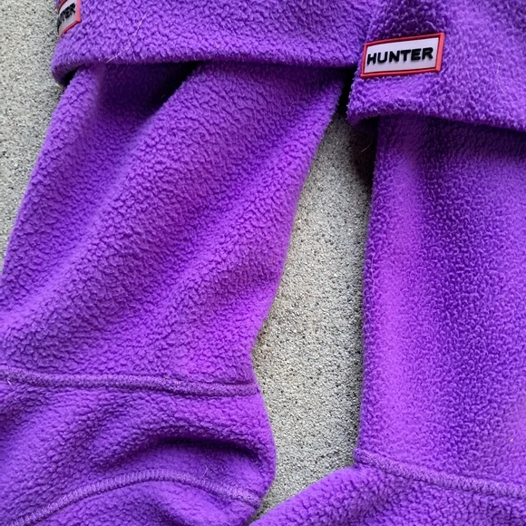 Purple Fleece Hunter Boot Socks Women's XL  Extra Large - Picture 4 of 11